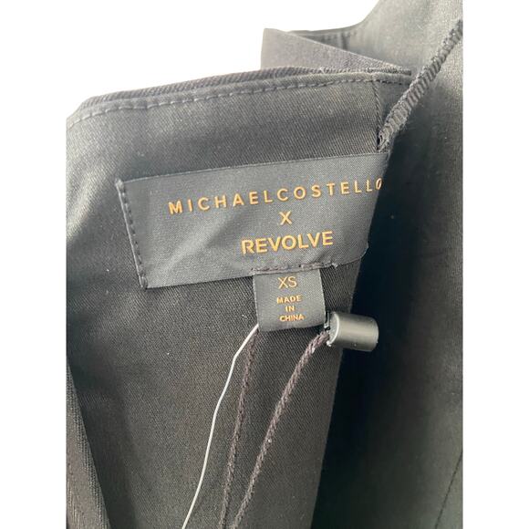 Michael Costello x REVOLVE Alondra Gown Ruffle Strapless Formal Party Classy XS - Picture 9 of 13